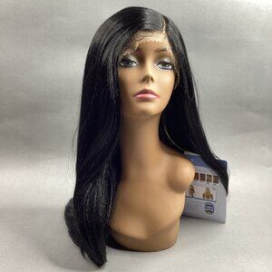 SleekLay Nolani Long Straight #1 Jet Black Synthetic Lace Wig